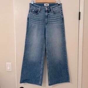PAIGE Anessa jeans. Size 29. Raw hems. Factory distressing. Excellent condition
